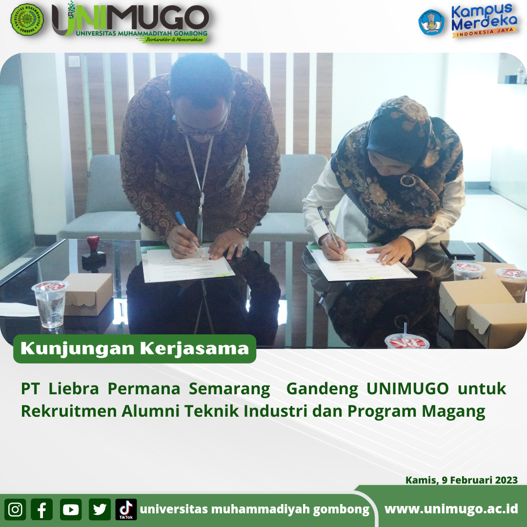 PT Liebra Permana Semarang Gandeng UNIMUGO untuk Rekruitmen Alumni dan Program Magang