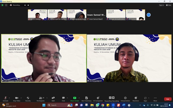 “Penerapan Otomasi di Dunia Industri dan UKM”