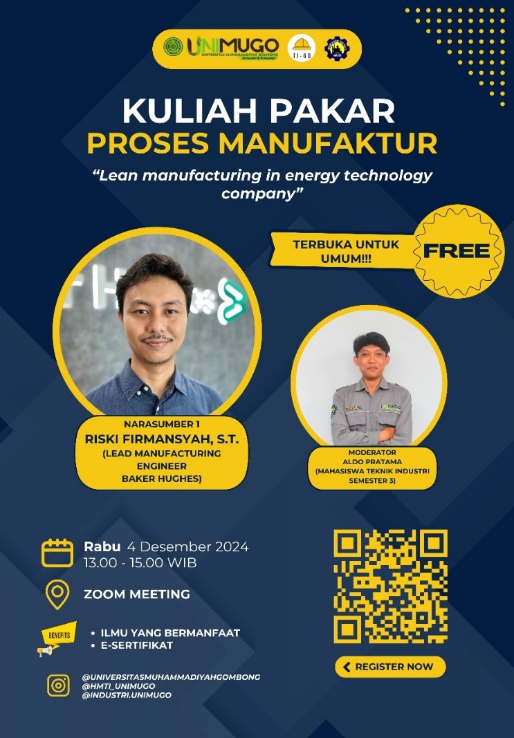 Proses Manufaktur “Lean Manufacturing in Energy Technology Company”